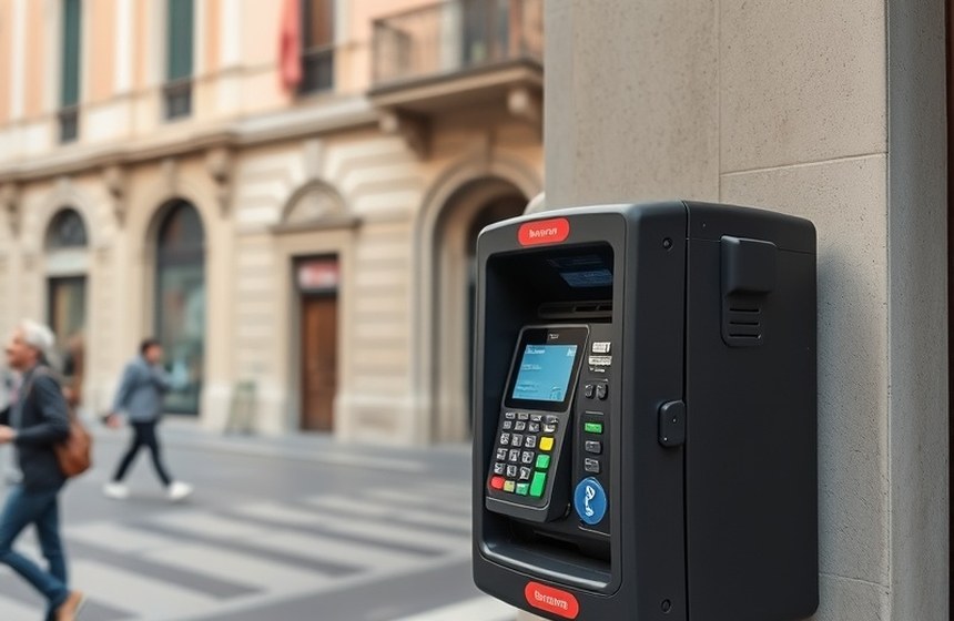 Dopo — Lettore protetto e terminale di nuovo in servizio.